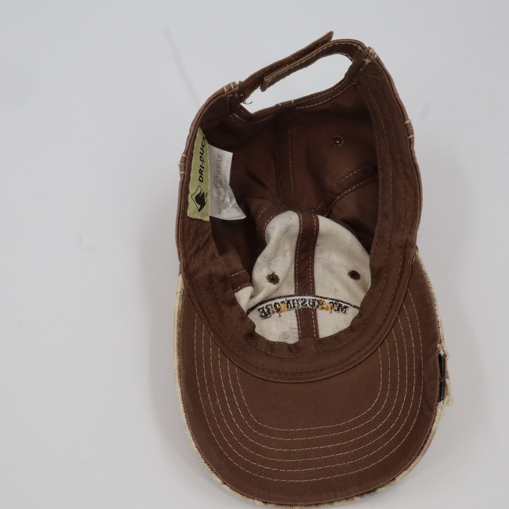 Dri Duck Mt Rushmore Baseball Cap Mens OSFA Brown Camo Distressed National Park - Picture 4 of 7